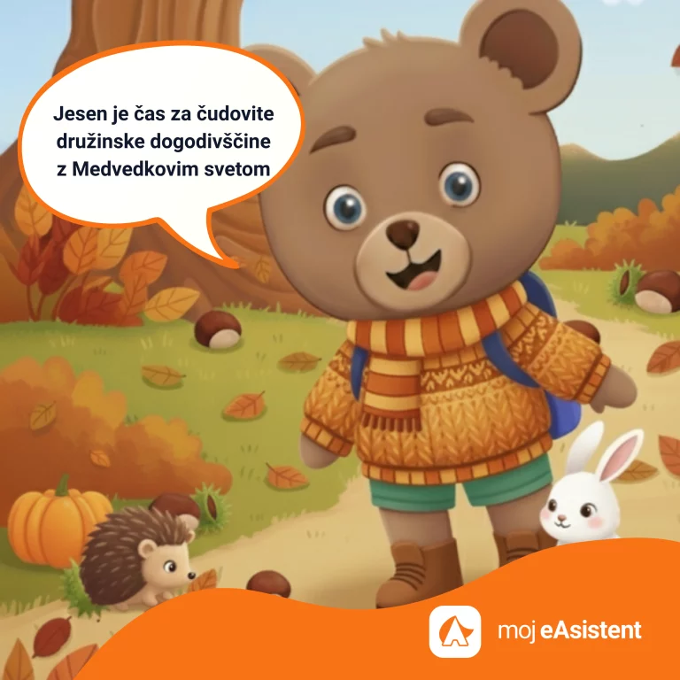 Jesen je čas za čudovite družinske dogodivščine z Medvedkovim svetom!